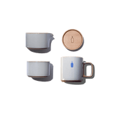 porcelain stackable cups and saucers