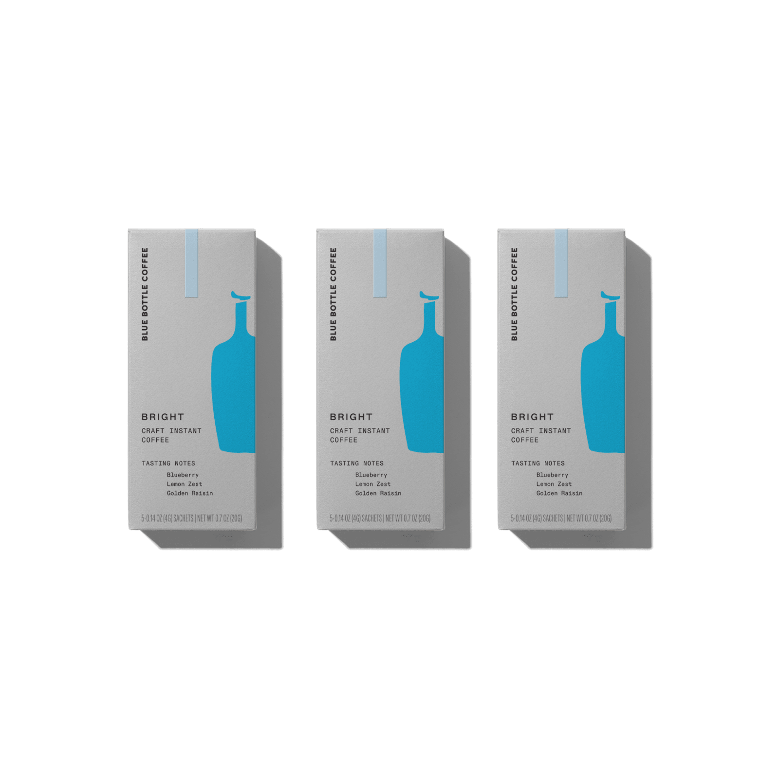 bright craft instant coffee three pack
