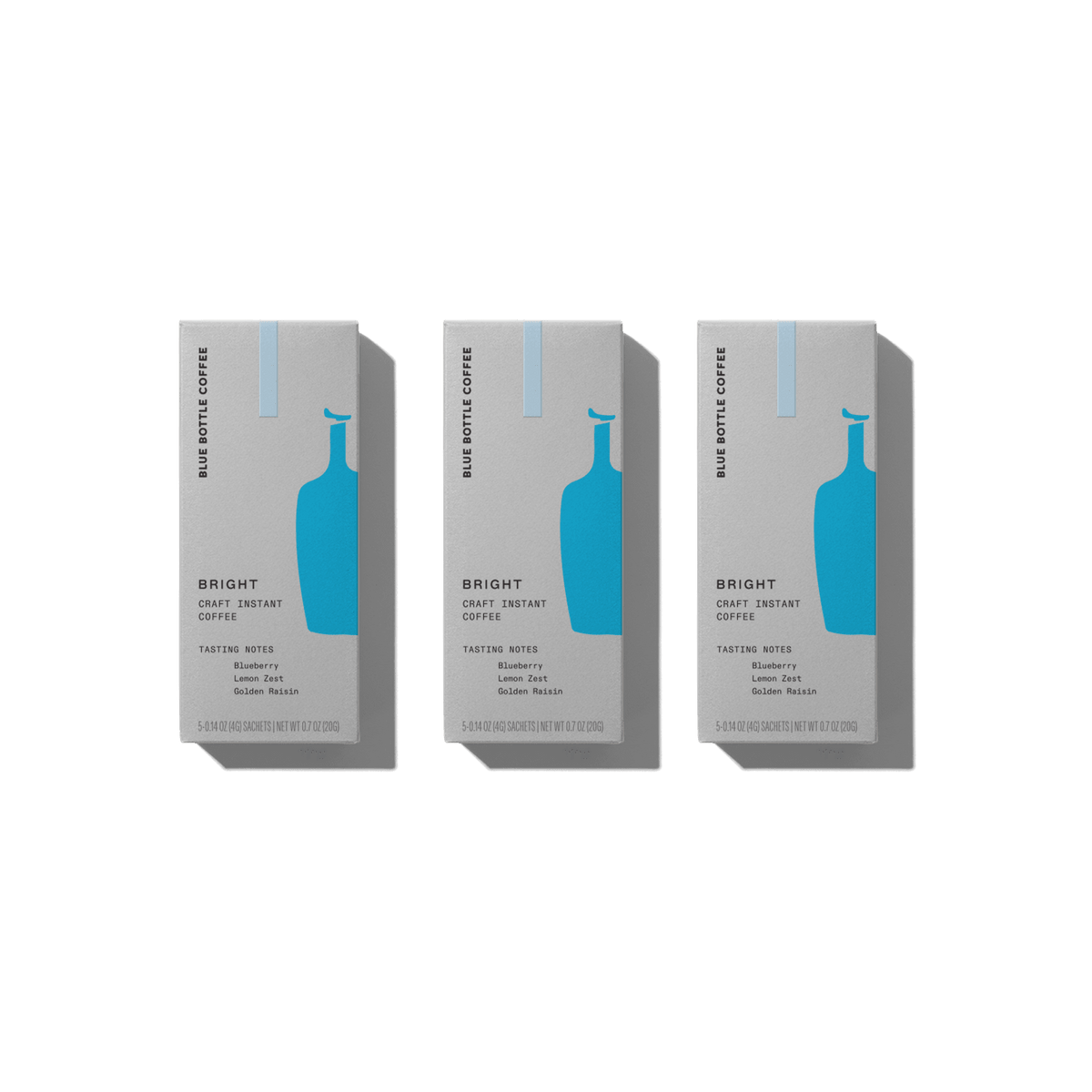 bright craft instant coffee three pack